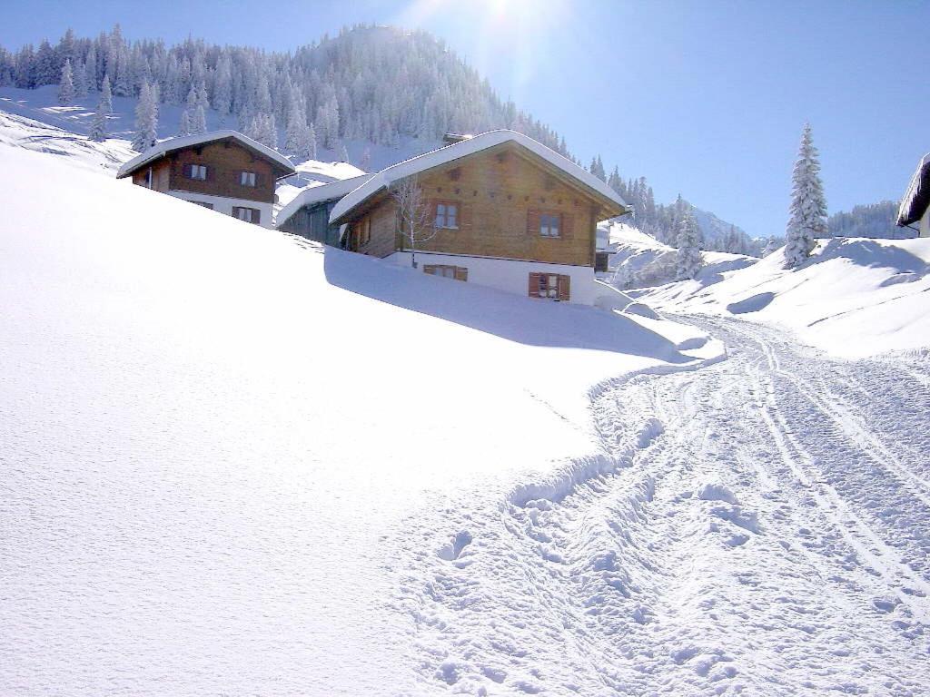 Alpenchalet Garfrescha Villa Sankt Gallenkirch Esterno foto