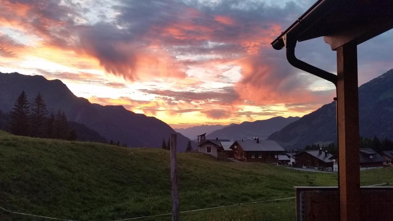 Alpenchalet Garfrescha Villa Sankt Gallenkirch Esterno foto